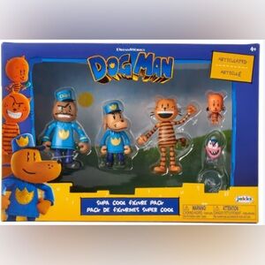 DreamWorks Dog Man Supa Cool Multi-Pack Action Figures